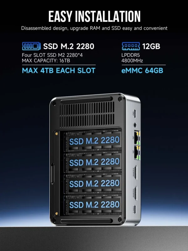 G9 Twin Lake  4-bay NAS - Image 4
