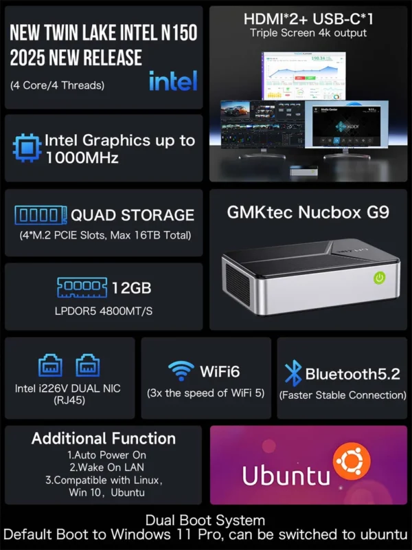 G9 Twin Lake  4-bay NAS - Image 2